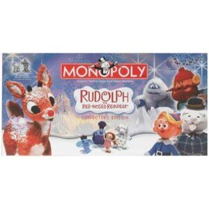 Monopoly Rudolph The Red Nosed Reindeer Like New!
